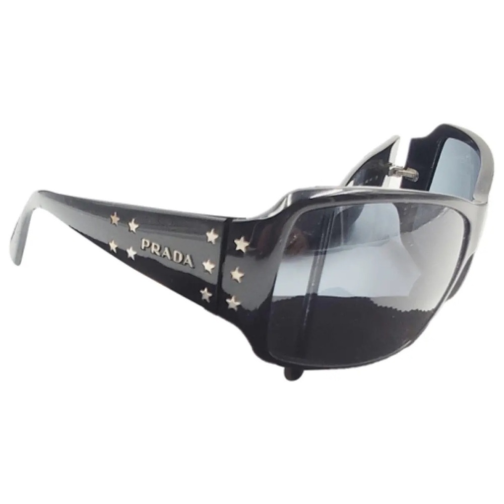 Prada Black Sunglasses with Star Details